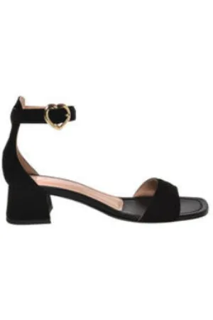 Moschino Heart Buckle Sandals