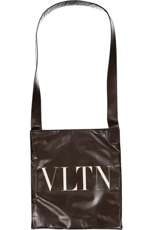 VALENTINO GARAVANI Shoulder Bags, male, , ONE SIZE, Leather Tote Bag with Printed Logo