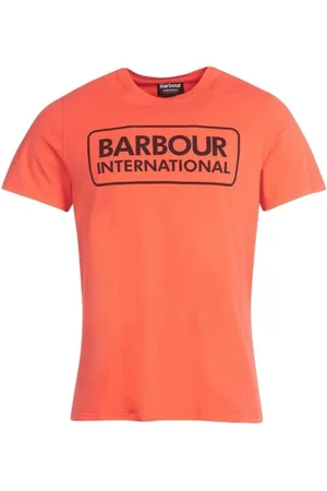 Barbour T-Shirts, male, , L, Essential Large Logo T-Shirt Intense