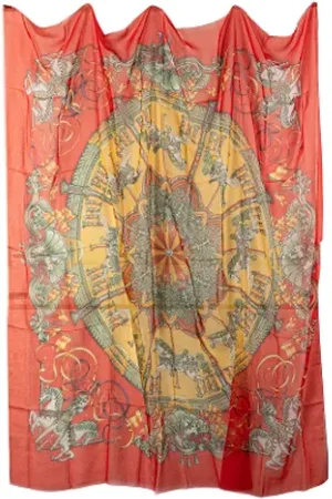 Hermès Pre-owned Scarves, female, , ONE SIZE, Pre-owned Silk scarves