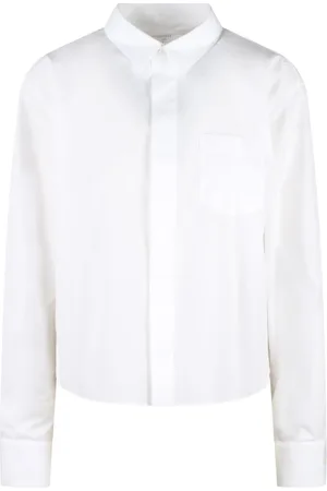 SACAI Shirts, female, , L, Cotton Poplin Shirt Box Fit