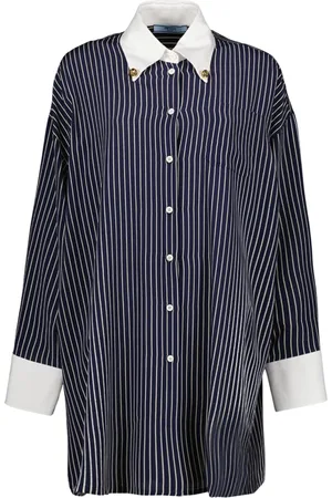 Prada Shirts, female, , 2XS, Striped Oversized Shirt for Women