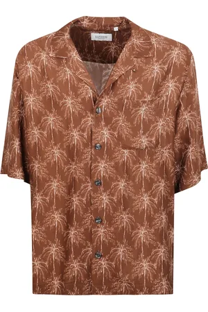 LANEUS Tropical Boxy Shirt