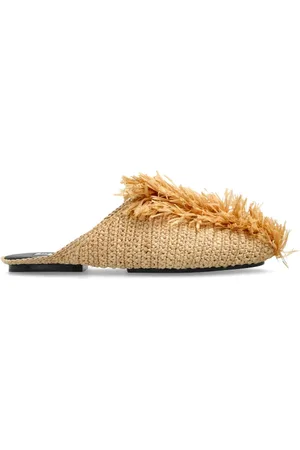 Jil Sander Mules, female, , 2 UK, Raffia Slides