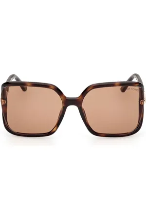 Tom Ford Sunglasses, unisex, , 60 MM, Classic Butterfly Sunglasses Havana