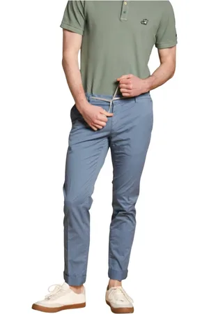 Masons Summer Chino Jogger Trousers Dark