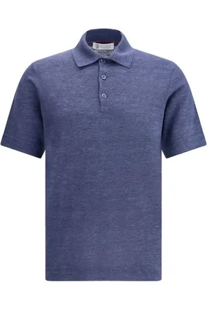Brunello Cucinelli Linen Polo Shirt Elegant Sophisticated Garment