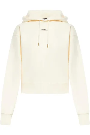 Jacquemus White Sweatshirt Cozy Cotton Stylish Design