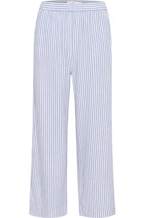 INWEAR /White Cropped Culotte Trousers