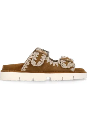 Mou Sliders, female, , 3 UK, Suede Leather Sandals for Women