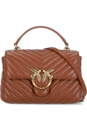 Pinko Leather Handbag with Removable Strap