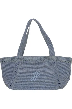 Patou Shoulder Bags, female, , ONE SIZE, Raffia Shoulder Bag