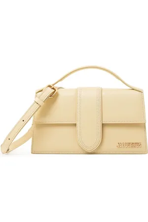 Jacquemus Leather Shoulder Bag in Cream