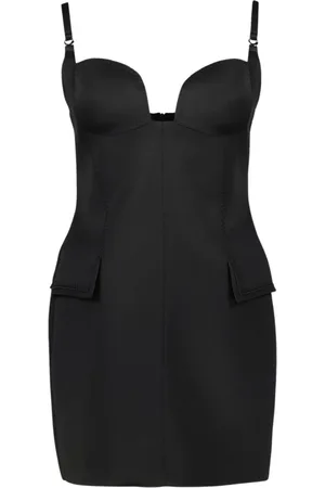 COPERNI Short Dresses, female, , S, Viscose Corset Dress Short Solid Color