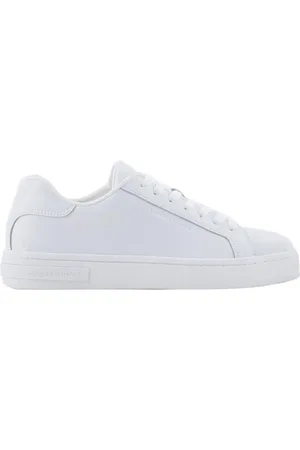 Armani Exchange Leather Trainers