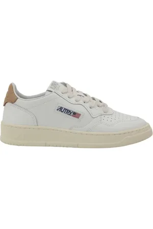 Autry Perforated Low Top Lace-Up Trainers