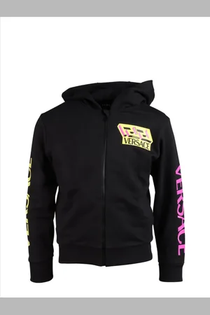 VERSACE Zip Sweatshirt with La Greca Accent