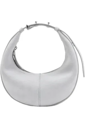 Proenza Schouler Grey Mini Slide Suede Bag