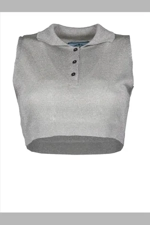 Prada Lurex Crop Top