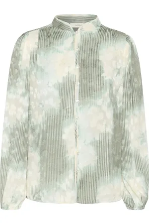 INWEAR Green Illuminating Florals Shirt Blouse