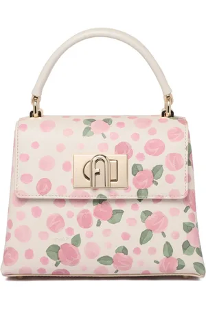 Furla Handbags, female, , ONE SIZE, Floral Mini Handbag with Twist-Lock Fastening