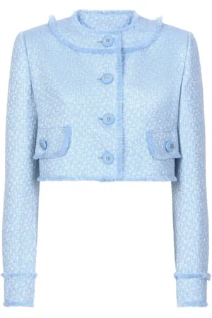 Dolce & Gabbana Tweed Jackets, female, , XS, Stylish Jackets for Men and Women