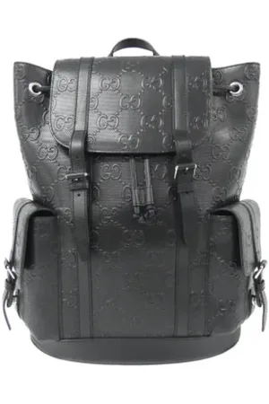 Gucci Pre-owned Backpacks, female, , ONE SIZE, Pre-owned Silver gucci-bags
