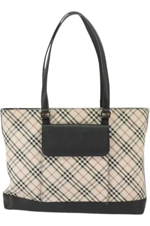 Burberry Pre-owned Tote Bags, female, , ONE SIZE, Pre-owned Canvas shoulder-bags