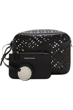 Emporio Armani Cross Body Bags, female, , ONE SIZE, Black Shoulder Bag with Adjustable Strap