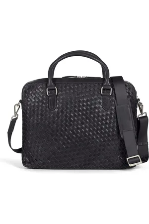 Howard London Laptop Bags & Cases, male, , ONE SIZE, Braided Leather Laptop Bag