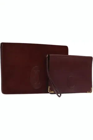 Cartier Pre-owned Clutches, female, , ONE SIZE, Pre-owned Suede clutches