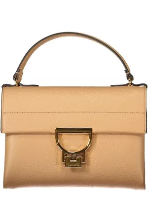Coccinelle Elegant Leather Handbag with Twist Closure