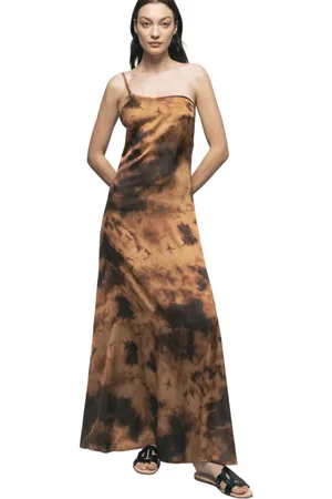 GAËLLE One-shoulder satin lingerie dress