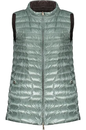 HERNO Reversible Padded Bodywarmer with Logo Detail