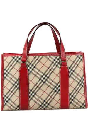 Burberry Pre-owned Tote Bags, female, , ONE SIZE, Pre-owned Canvas handbags