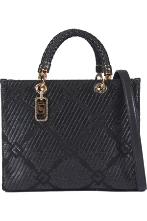 Elisabetta Franchi Handbags, female, , ONE SIZE, Chic Jacquard Tote Bag