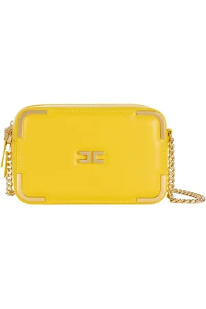Elisabetta Franchi Cross Body Bags, female, , ONE SIZE, Chain Shoulder Bag Mimosa Color