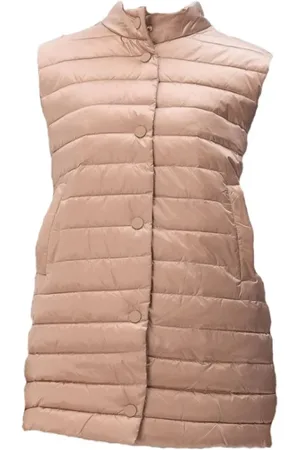 Twin-Set Vests, female, , XS, Quilted Gilet with Knit Detail