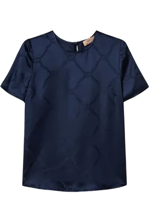 Twin-Set Blouses, female, , L, Lyocell Chain Print Blouse