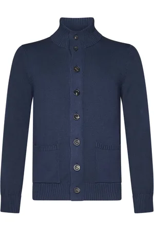 Malo Cardigans, male, , 2XL, Knit Bomber Jacket Elevate Style