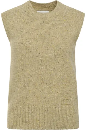 Ami Ribbed Wool Vest