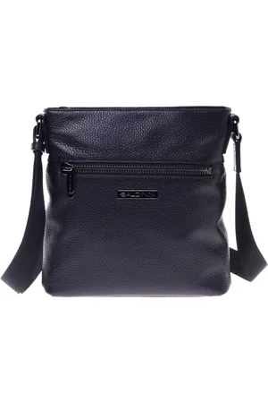 BALDININI Messenger Bags, male, , ONE SIZE, Crossbody bag in tumbled leather