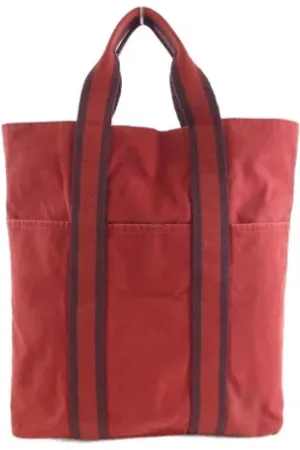 Hermès Pre-owned Tote Bags, female, , ONE SIZE, Pre-owned Canvas handbags