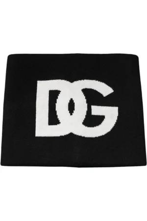 Dolce & Gabbana Cashmere Logo Handkerchief Scarf