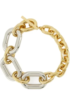 Paco rabanne Necklaces, female, , ONE SIZE, Chunky Link Necklace - Gold/Silver