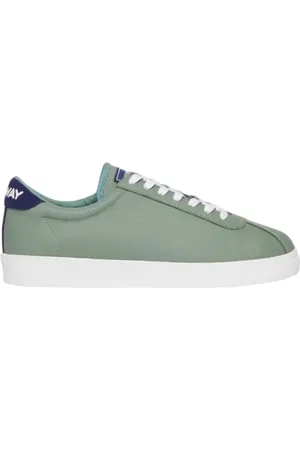 K-Way Sneakers, male, , 5 UK, and White Leather Trainers