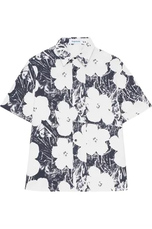 Etudes Short Sleeve Shirts, male, , L, Warhol Denim Shirt