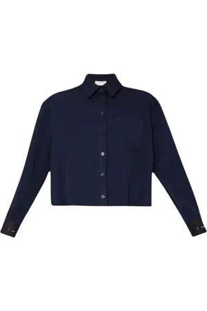 Liu Jo Dark Cropped Denim Shirt