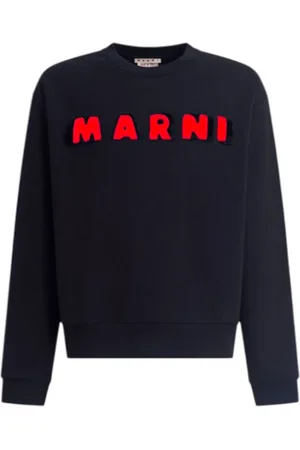 Marni Sweatshirts, male, , S, Embroidered Logo Sweatshirts & Hoodies