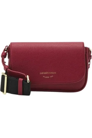Emporio Armani Cross Body Bags, female, , ONE SIZE, Bordeaux Crossbody Flap Bag